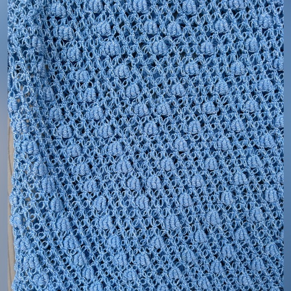 48.Women’s Vintage Hand Knitted Crochet Summer top.Size S - Picture 4 of 9